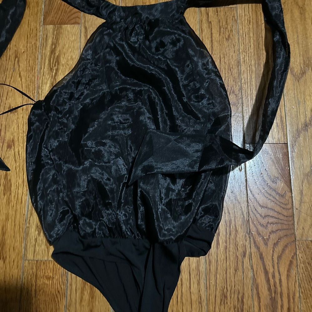 Elegant Black Bodysuit for Women